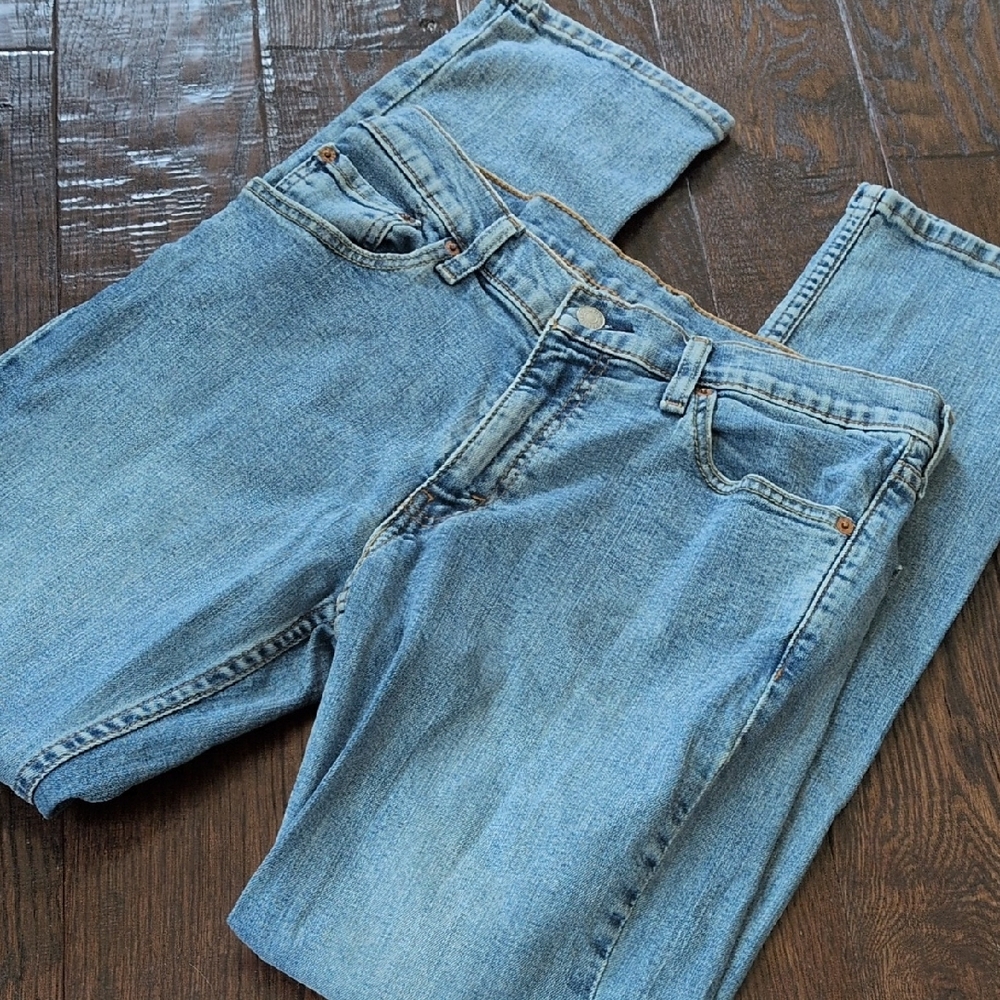 LEVI'S I 511 Light Wash Blue Slim Straight Denim Men's Jeans, W32 L34